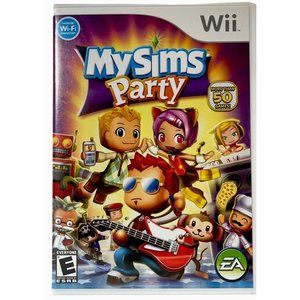 My Sims Party (Nintendo Wii, 2009)  With Manual